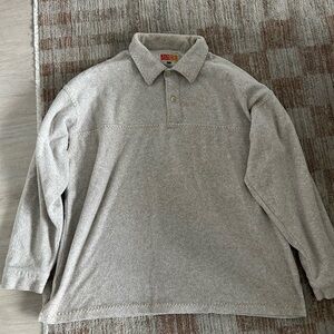 True Grit Men's Long Sleeve Polo